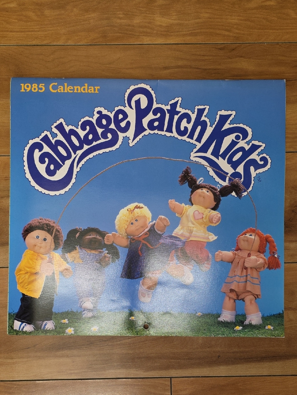 Vintage 1985 Cabbage Patch Kids Wall Calendar Retro 80s Nostalgia Collectible